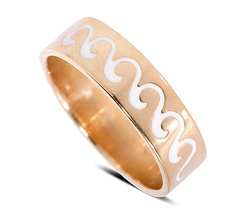 Кольцо с эмалью