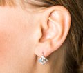 Серьги с камнями С40985