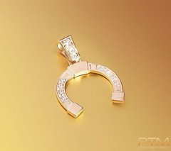Кулон "Золотая подкова"