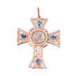Крестик с камнями Кр41611