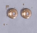 Серьги гвоздики С103