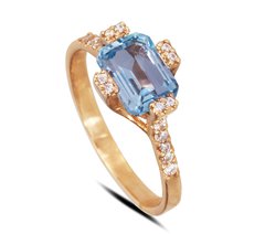 Кольцо с камнями