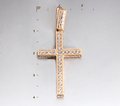 Крестик с камнями кр50035