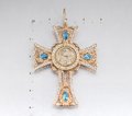 Крестик с камнями Кр41618