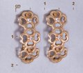 Серьги с камнями С41234