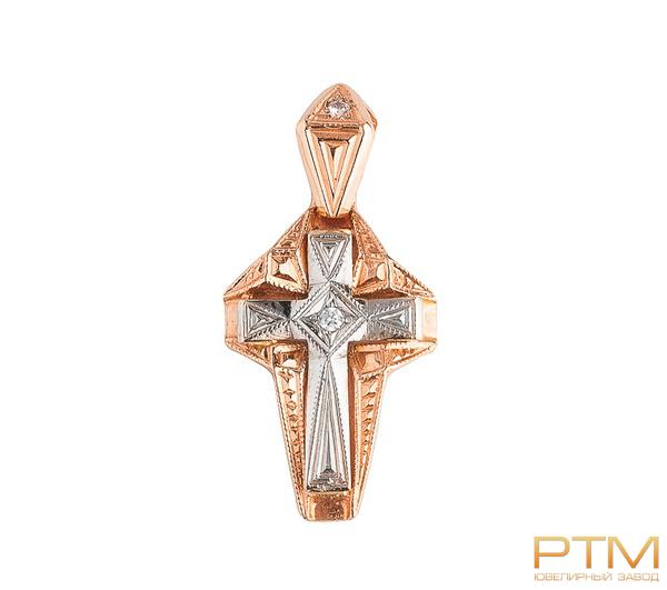Крестик с камнями Кр400960