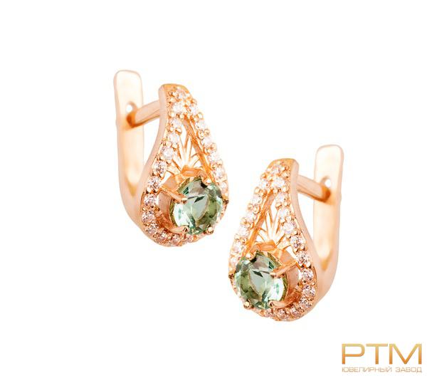 Серьги с камнями С40642