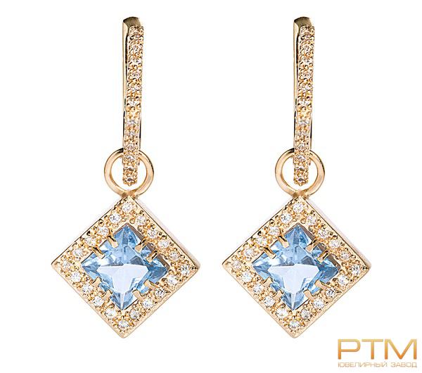 Серьги длинные С104475