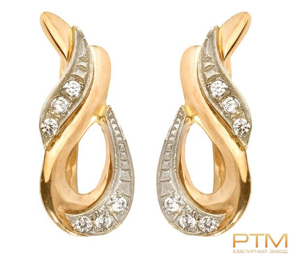Серьги с камнями С23690