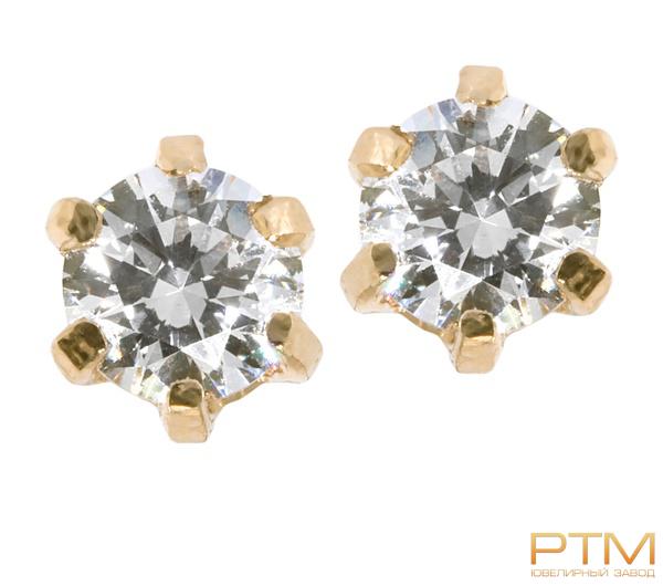 Серьги гвоздики С310180