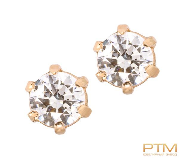 Серьги гвоздики С310160
