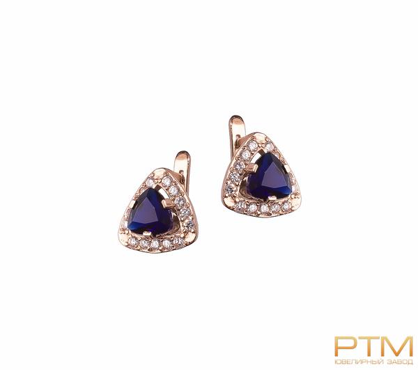Серьги с камнями С40244