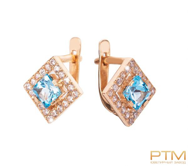 Серьги с камнями С40256