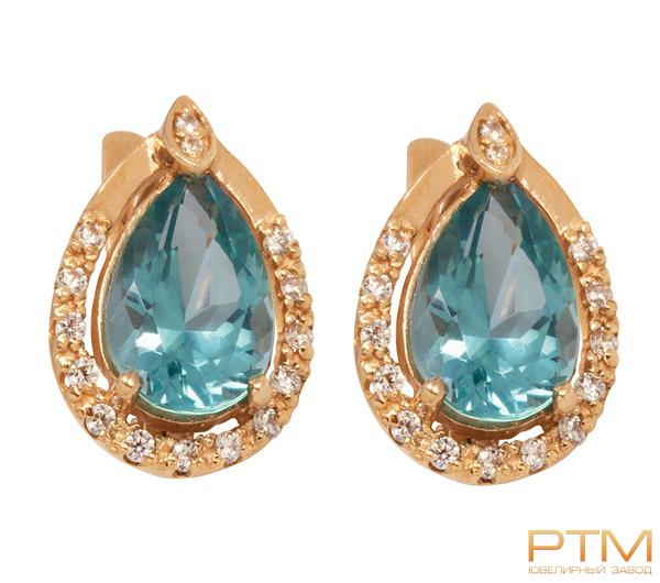 Серьги с камнями С310320