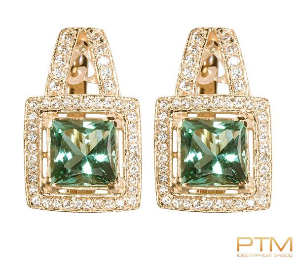 Серьги с камнями С310600